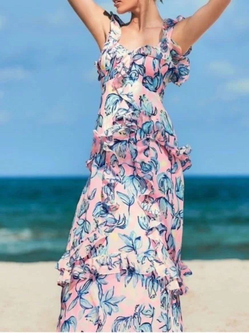 Lilly Pulitzer Riland Ruffle Maxi Dress - Picture 5 of 5